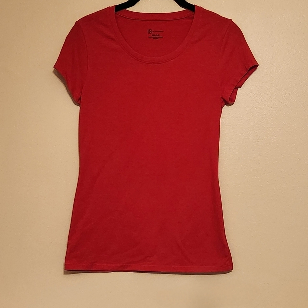 No Boundaries Red Short Sleeve Shirt NEW